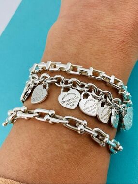 Return To Tiffany Multi Mini Hearts Bracelet
